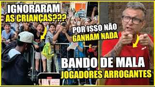 DETONOU NETO PERDE A LINHA COM JOGADORES DA SELEÇÃO QUE IGNORARAM AS CRIANÇAS NA APRESENTAÇÃO [upl. by Gilberte]