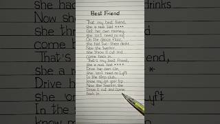 Best Friend Lyrics Song by Saweetie dojacat lyrics bestfriend [upl. by Alegnaoj]