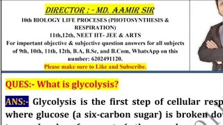 What is glycolysis [upl. by Itirahc]