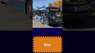 Bus  ABC Vehicle names with Sounds  Transportation Sounds  Pics amp Videos for Kids with Fun [upl. by Kramlich889]