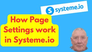 How Page Settings Work in Systeme io  Tutorial [upl. by Shields]