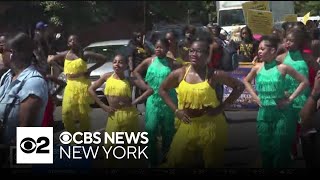 Juneteenth 2024 celebration on CBS New York [upl. by Aneertak]