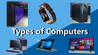 Types of Computers  Super  Mainframe  Mini  Micro computers Uses [upl. by Louie511]