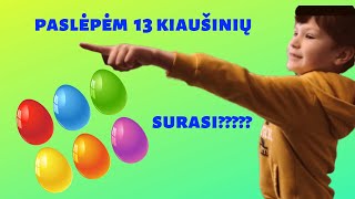 Ar suras 13 kiaušinių Roko Velykos Challenge [upl. by Yrhcaz]