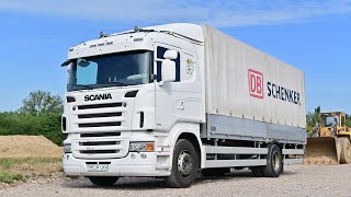 Scania R400 curtainsider truck review 2021 [upl. by Aalst701]