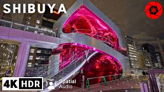 Tokyo’s Newest Area  Shibuya Sakura Stage  4K HDR Spatial Audio [upl. by Htebaras760]