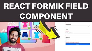 React Formik Tutorial Part6  Formik Field Component  Formik Form Field Component Explained [upl. by Ontine]