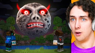 I Scared My Friend as LUNAR MOON in Minecraft [upl. by Jalbert]