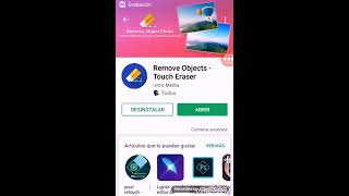 Como Quitar un objeto a una foto con una app en el móvil en español 2022 [upl. by Yraek]
