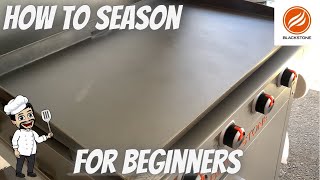 How to season your new blackstone griddle  A better way to season griddle [upl. by Ashbey]