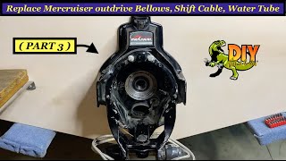 Replace Mercruiser alpha one gen 12 outdrive bellows  PART 3 [upl. by Arteid545]