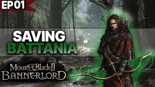 Saving Battania  Mount amp Blade II Bannerlord  Part 01 [upl. by Yniattirb]