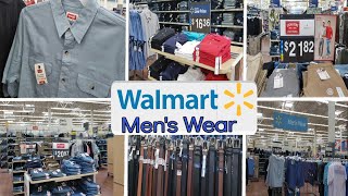 WALMART MENS WEAR STORE WALKTHROUGH  WALMART SHOP WITH ME  WALMART CLOTHING HAUL [upl. by Adiraf]