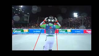 Linus Strasser 🇩🇪 Winner • Schladming 2024 Slalom [upl. by Wilburt]