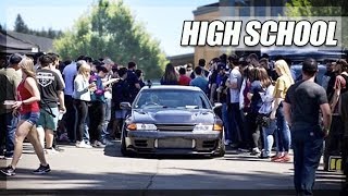 I Took my Skyline GTR to my Last Day of High School [upl. by Aerb]