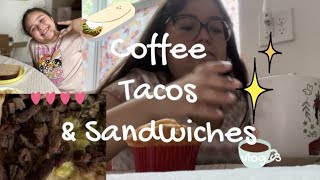 Coffee Tacos and Sandwichesvlog nicole online [upl. by Nnaillij]