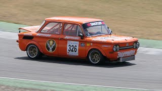 Kampf der Zwerge Hockenheim 30 Juli 2022 Abarth NSU Simca Mini [upl. by Iggam320]