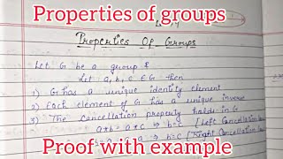 Properties of Group in Discrete Mathematics  Group Theory  Algebraic Structure [upl. by Wright]