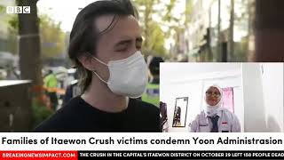 NEWS ITEM Families of Itaewon Crush Victims Condemn Yoon Administrasions [upl. by Auric567]