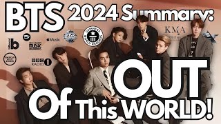 BTS in 2024 The Year They Broke EVERY Record  Achievements Awards amp MindBlowing Stats [upl. by Anadroj84]