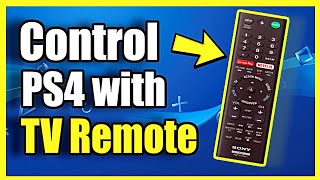 How to Control PS4 With TV Remote and Turn On PS4 without Controller HDMICEC [upl. by Ahsemak633]