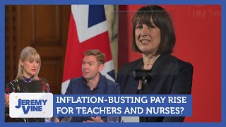 Inflationbusting pay rise for teachers and nurses Feat Tessa amp Charlie  Jeremy Vine [upl. by Bradstreet]