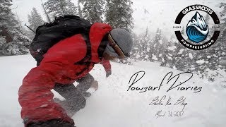 Powsurf Diaries  Surfing Some Slop  March 31 2017 [upl. by Barbi]