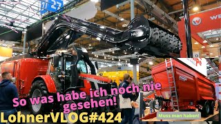 LohnerVLOG424 EuroTier MF Selbstlader mit Peecon Mischwagen I Krampe elektronische Zwangslenkung [upl. by Lon888]