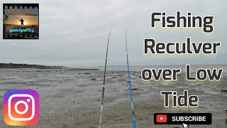 Sea Fishing UK  Reculver Kent  Fishing Over Low Tide [upl. by Sedrul458]