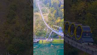 Stoosbahn Worlds steepest funicular  Schwyz Switzerland🇨🇭 switzerland stoos funicular schwyz [upl. by Whorton]