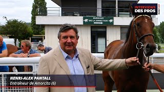 HENRI ALEX PANTALL  ENTRAÎNEUR DE AMORCITA  QUINTÉ DU JEUDI 29 AOÛT À PARISLONGCHAMP [upl. by Sacttler]