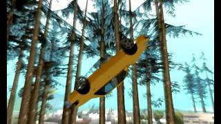 GTA San Andreas Car jumping stunts [upl. by Llevart530]