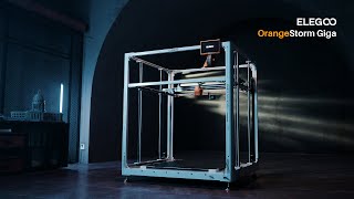 Introducing ELEGOO OrangeStorm Giga The Gigantic Volume Fast FDM 3D Printer [upl. by Veno]