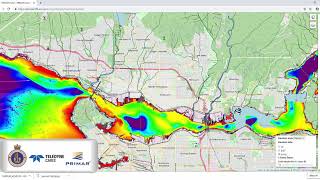 Bathymetry in CARIS Cloud in PRIMAR Viewer combined with ENC [upl. by Nnagem]