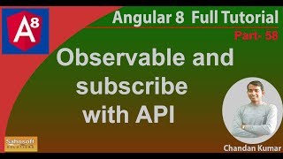 observable and subscribe with Web API in Angular 8  Angular 8 Tutorial in Hindi [upl. by Cass]