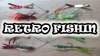 Oldschool fishing Canada Retro lures 4 fishing bassfishing [upl. by Kciremed36]