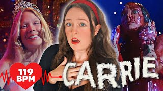 First time watching CARRIE 1976  With Heart Rate Monitor  reactioncommentaryreview [upl. by Amle606]