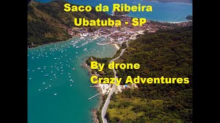 Saco da Ribeira Ubatuba SP vista por Drone [upl. by Conlen]