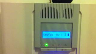 How to delete and program a Visonic Complete Intruder Alarm Fob [upl. by Daisey651]