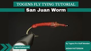 San Juan Worm  Fly Tying Tutorial [upl. by Felice]