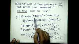 Lec09Relational Calculas2 [upl. by Anirol]