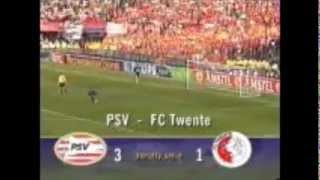 Twente  PSV Bekerfinale 2001 strafschoppen [upl. by Sydalg]