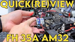 Crawler Canyon Quickreview Flash Hobby 35A AM32 ESC for outrunner [upl. by Candie22]