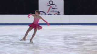 Sofia Bezkorovainaya  Junior Women Short Program  2025 Eastern Sectional Singles Final [upl. by Uella]