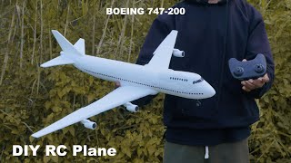 Enjoy Build amp Fly a Boeing B747 RC Aeroplane Out of Thermocol [upl. by Essyla]