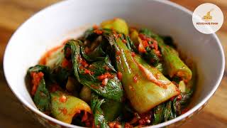 Best way to make fresh kimchi bok choy  delicious food [upl. by Walley707]