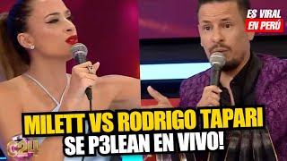 Milett Figueroa se pelea con Rodrigo Tapari EN VIVO en el Cantando 2024 No voy a discutir [upl. by Jeanelle948]