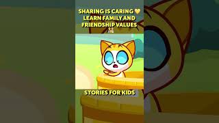 💛 KIDS LETS LEARN TO SHARE AND CARE 🤝 FUN WAYS TO BOND WITH FRIENDS 💖 [upl. by Asreht]