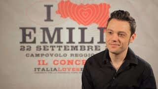 Italia Loves Emilia intervista TIZIANO FERRO EPK [upl. by Caye385]