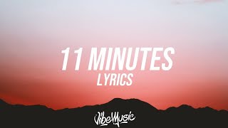 1 HOUR 🕐 YUNGBLUD Halsey  11 Minutes Lyrics Lyric Video ft Travis Barker [upl. by Fulvia]